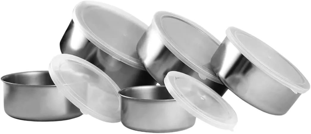 Conjunto de Tigelas 5 Peças em Aço Inox