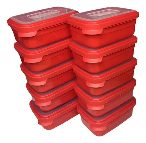 Conjunto de 10 Marmitas 500ml